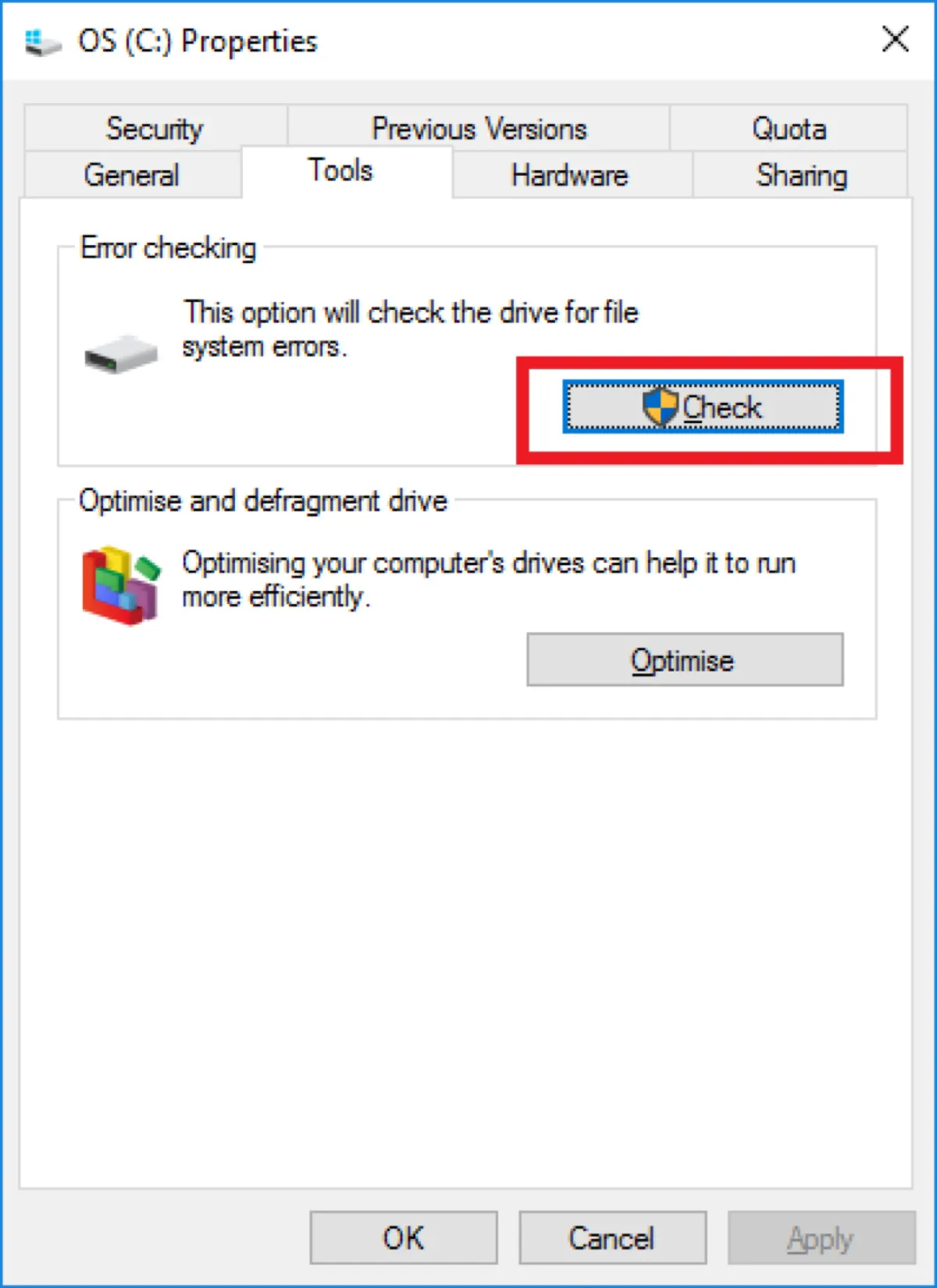 Réparer un disque exFAT sur Windows