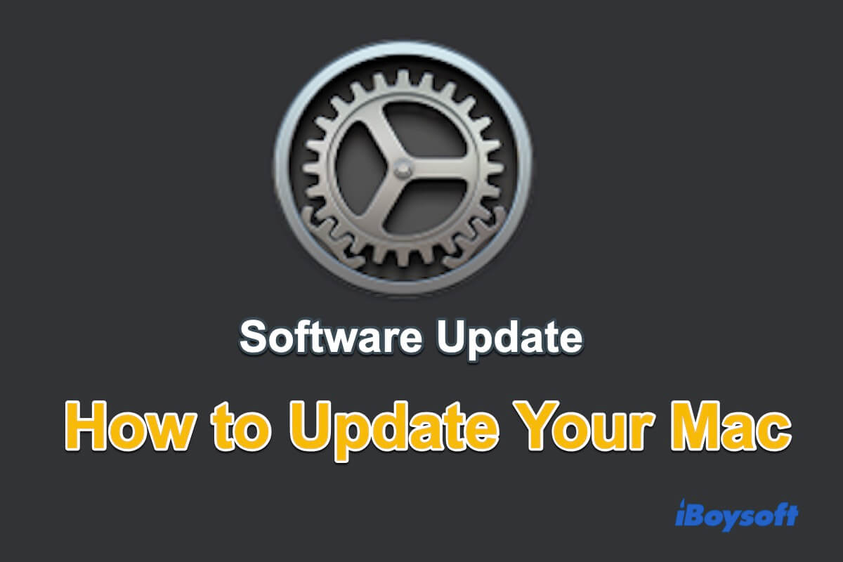 how to update your Mac