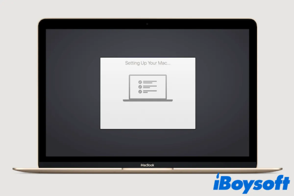 Macがセットアップ画面で立ち往生してしまった場合の修正方法