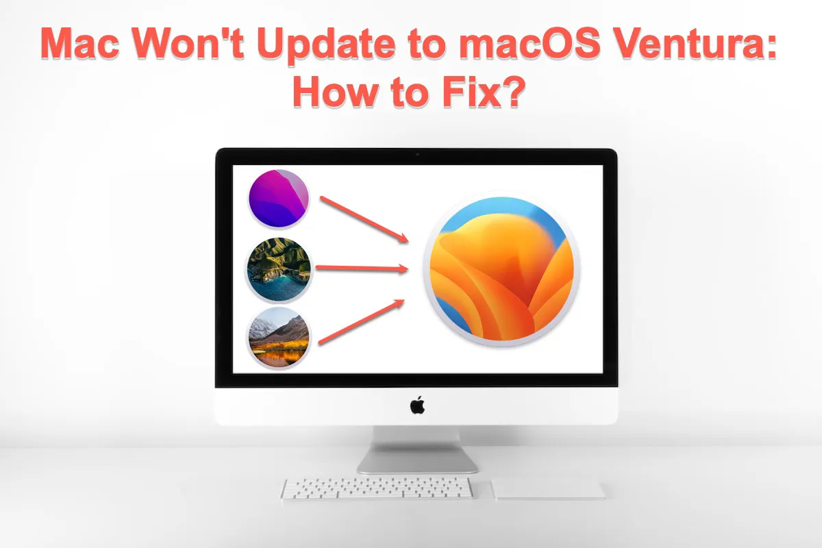 Mac ne se met pas à jour vers macOS Ventura Comment réparer