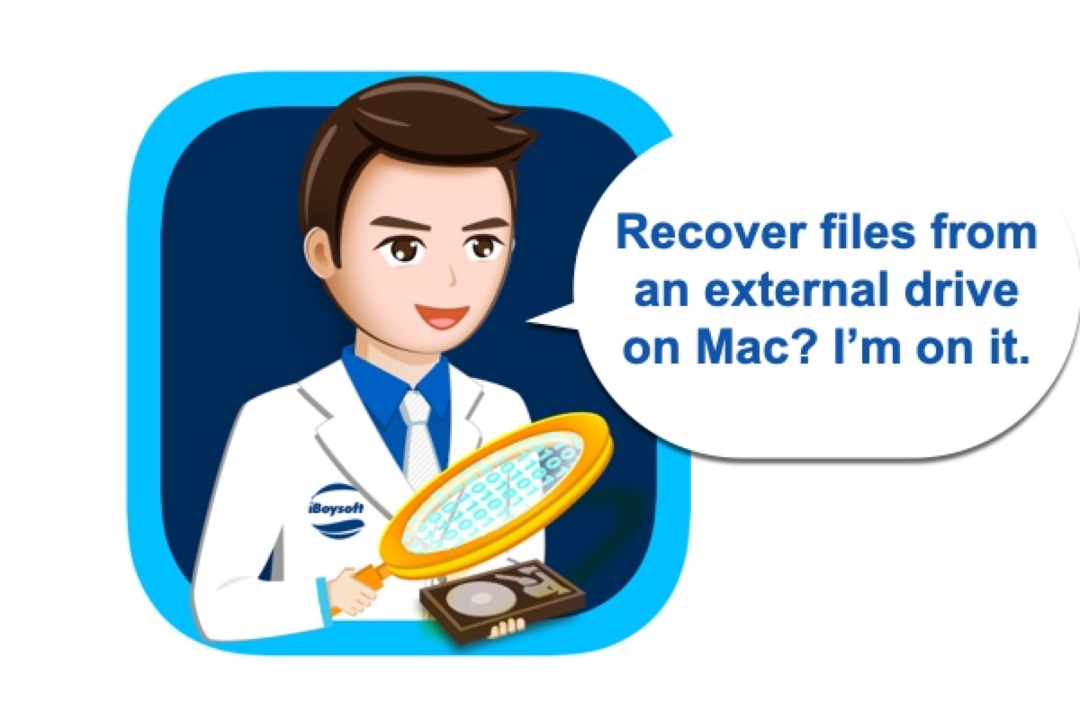 Dateien von einer externen Festplatte auf dem Mac wiederherstellen