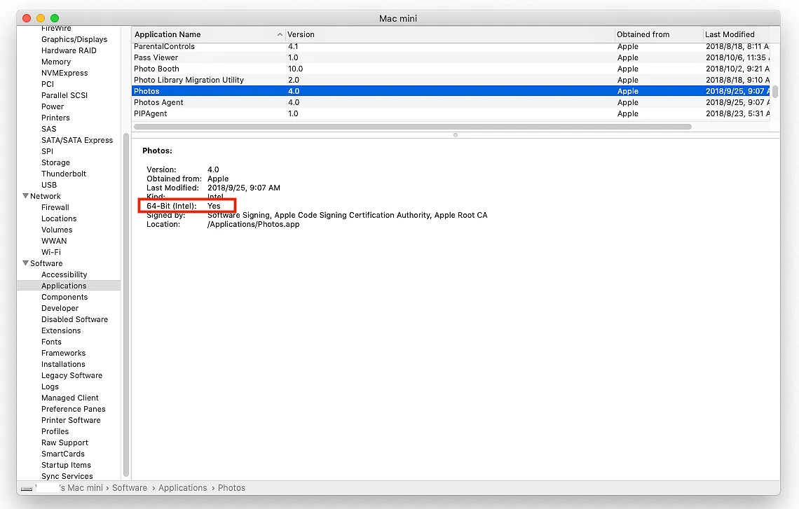 32 bit software is not working in macOS 12 Monterey