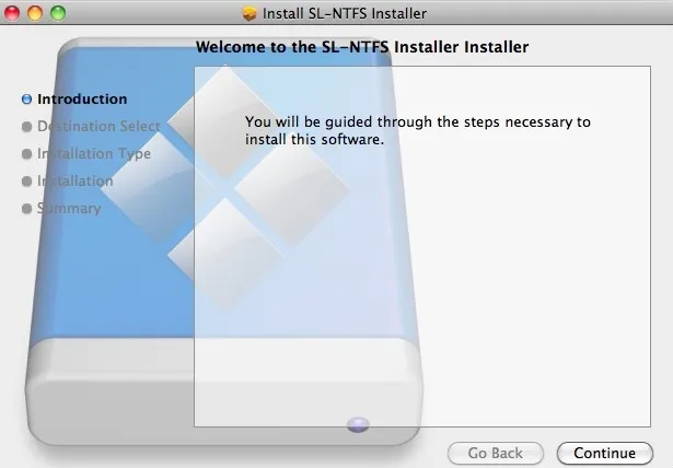 NTFS grátis para Mac SL-NTFS