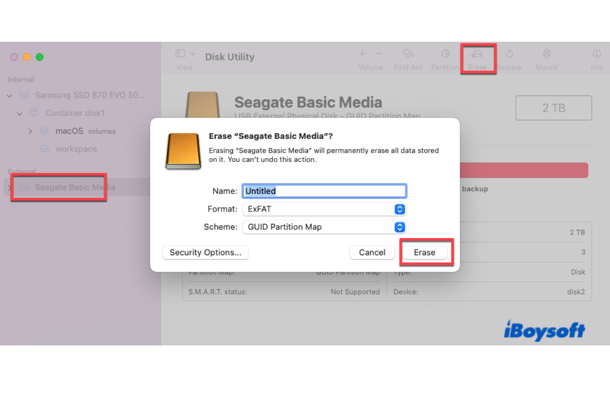 how to format external hard drive for Mac and Windows