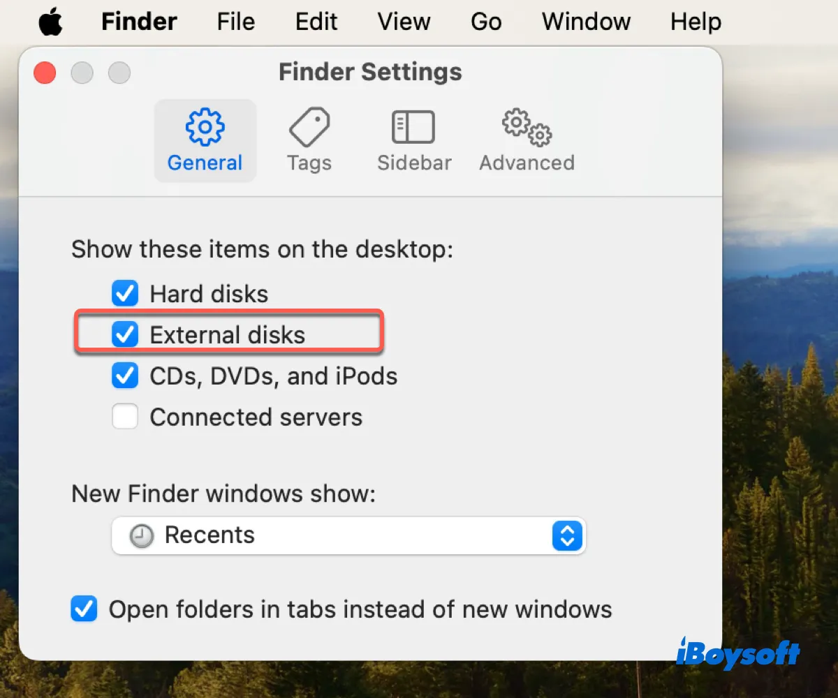 Zeigen Sie NTFS-Laufwerke auf dem Mac-Desktop