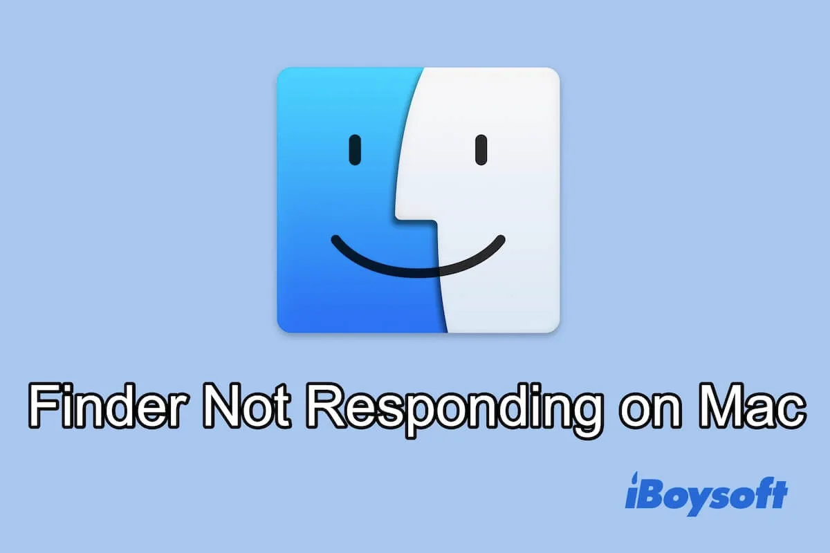 Finder not responding on Mac