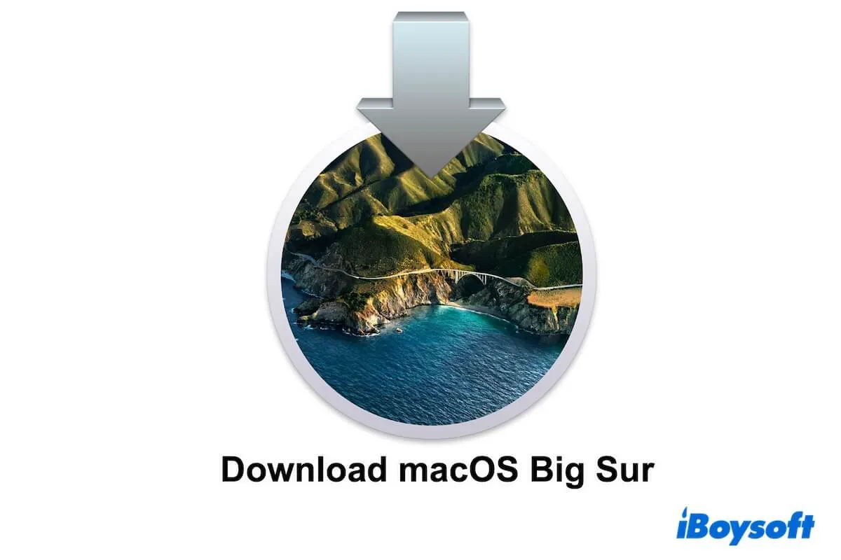 macOS Big Surダウンロード