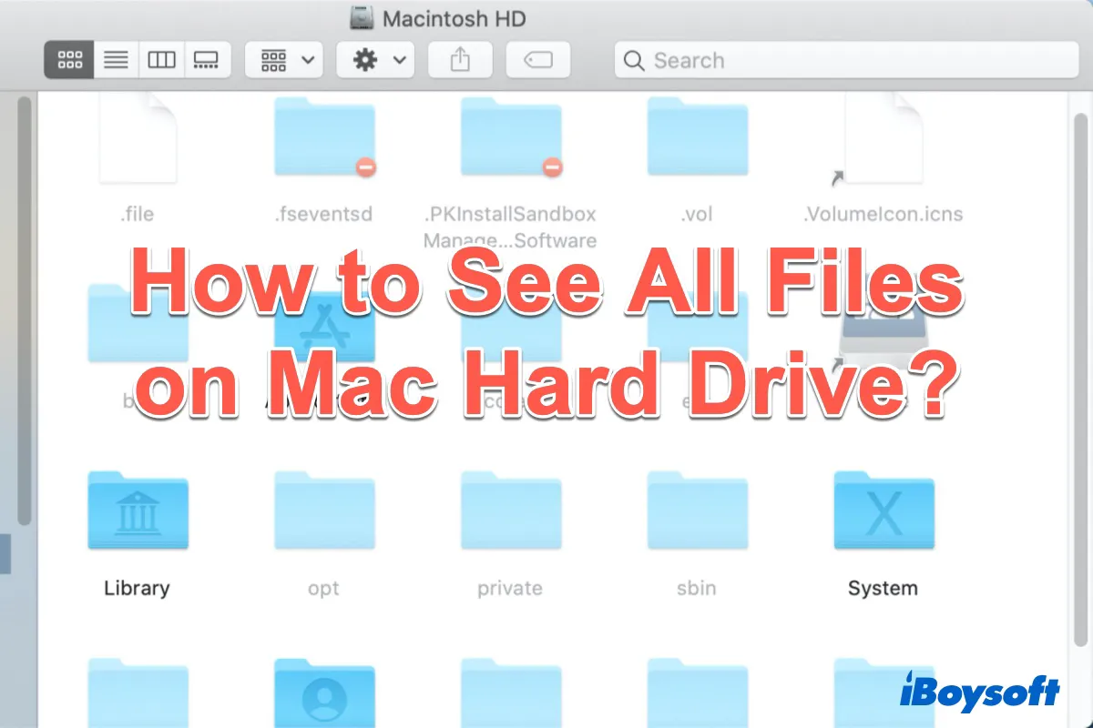 How to unhide files or folders on Mac