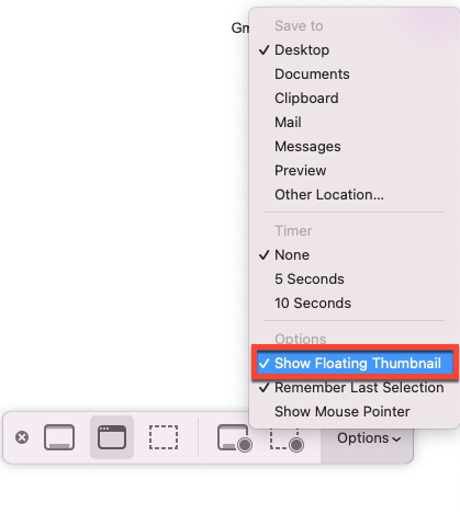 macOS disable screeshot preview