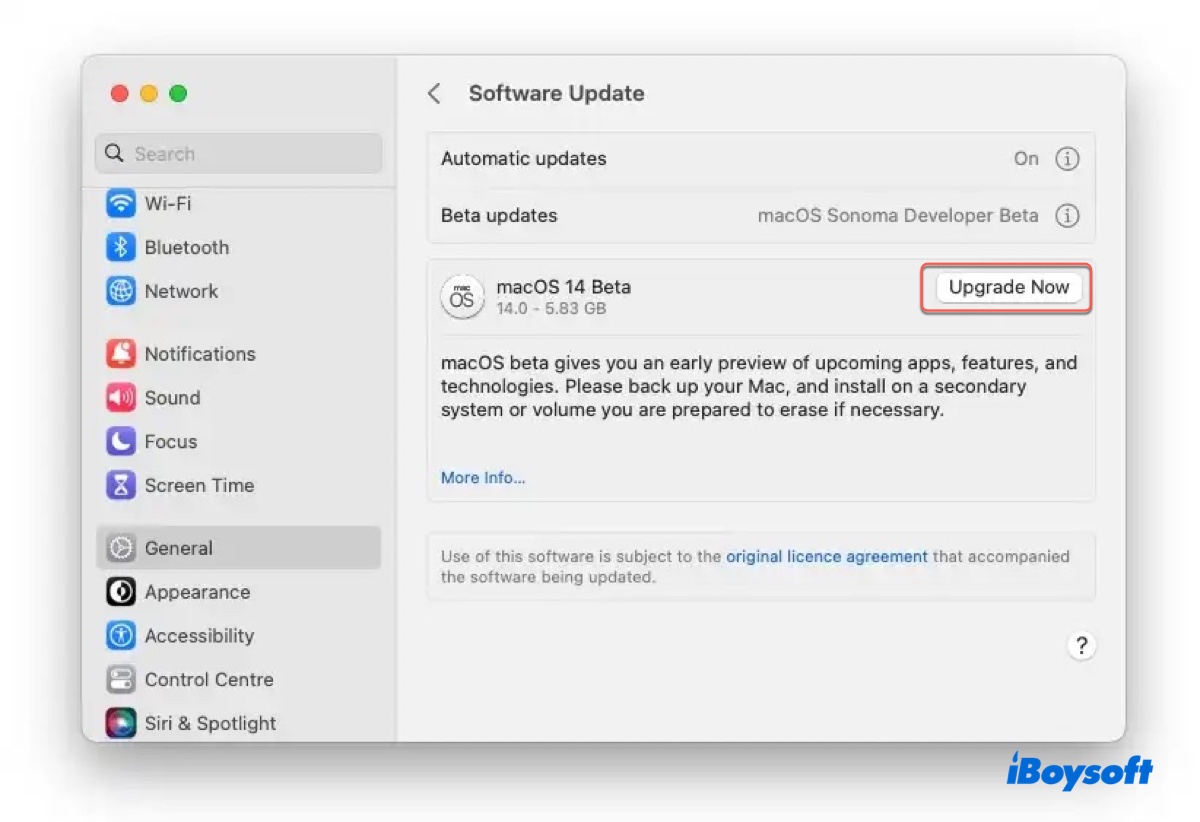 How to upgrade to macOS Sonoma