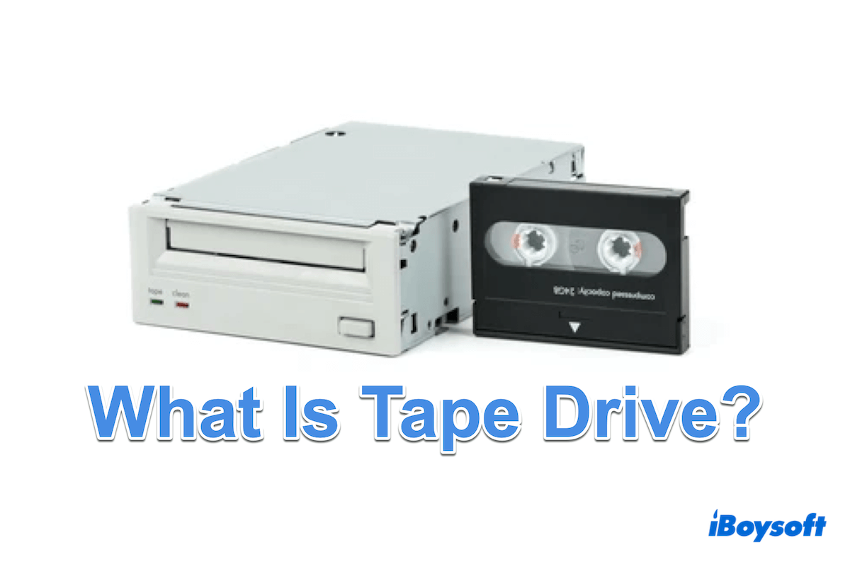 ¿Qué es una unidad de cinta?