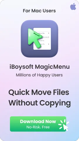 como desinstalar o TurboTax de um Mac com o iBoysoft MagicMenu