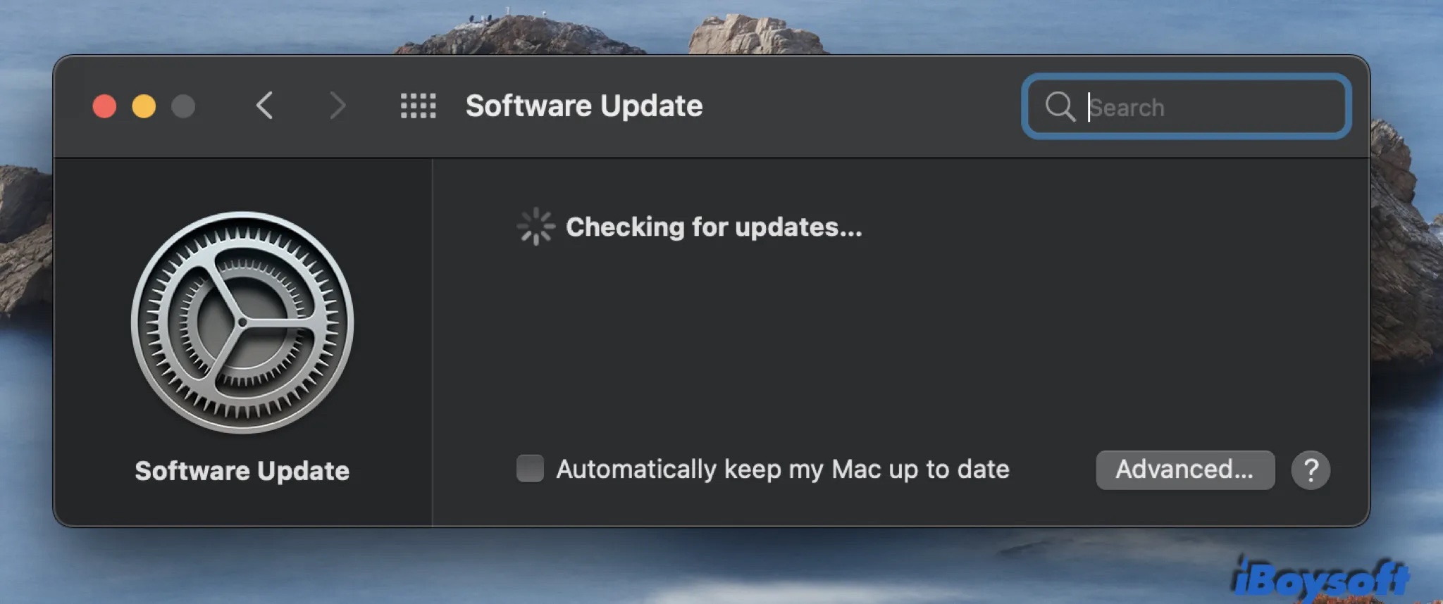 mac bleibt bei Suche nach Updates stecken
