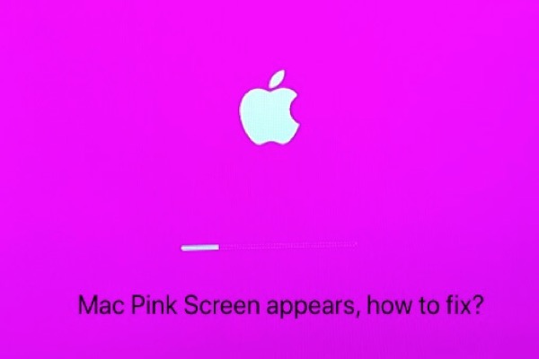 Schnelles Beheben des rosa Bildschirms von Mac