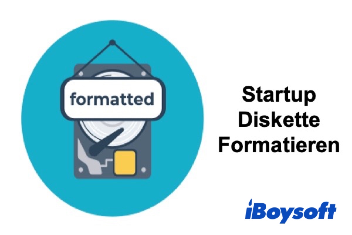 Startup Disk formatieren