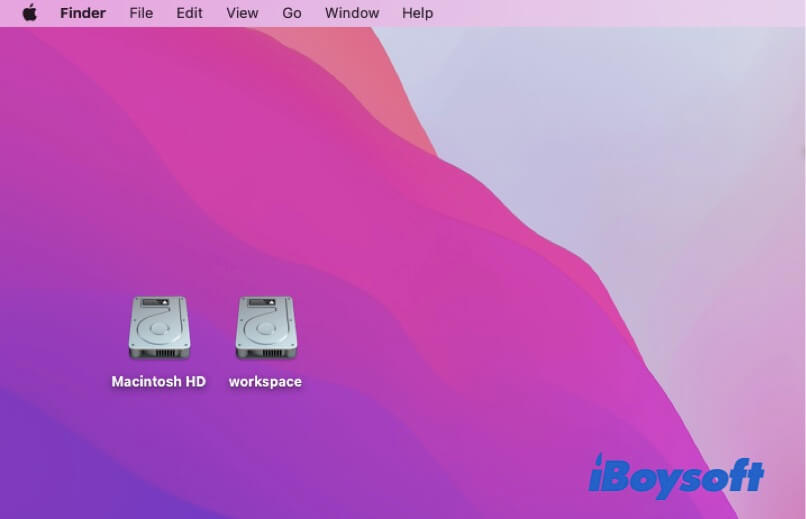 Warum erscheint Macintosh HD auf Ihrem Schreibtisch