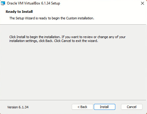 VirtualBox auf Windows installieren