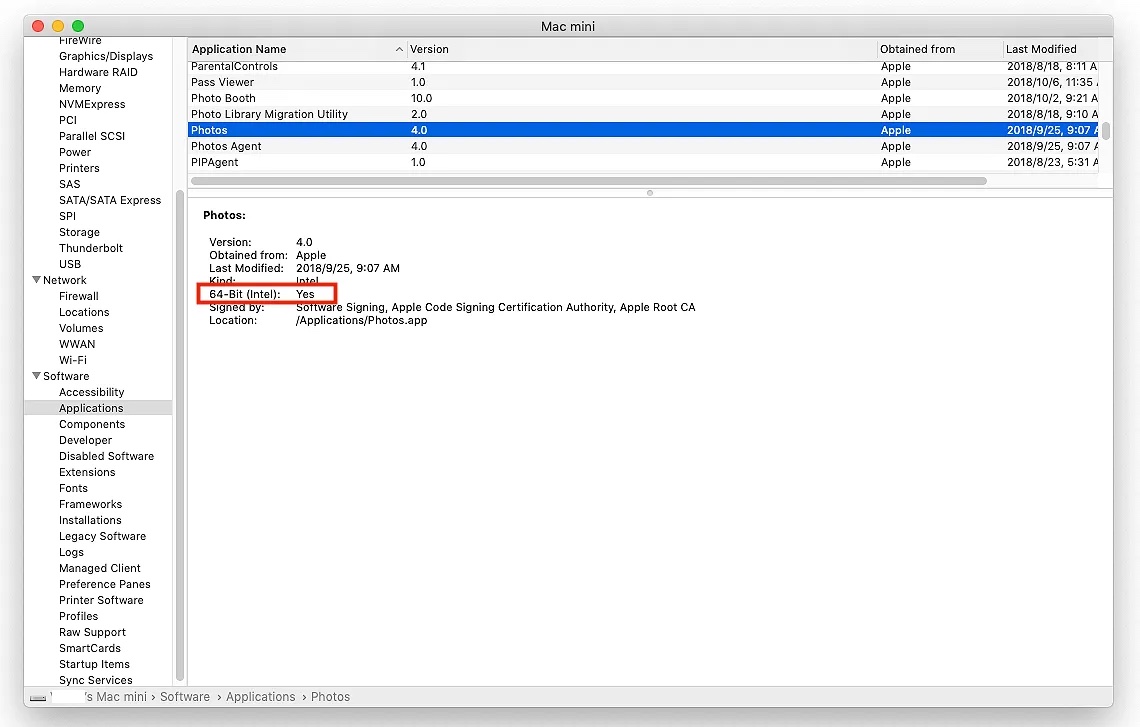 32 Bit Software funktioniert nicht unter macOS 12 Monterey
