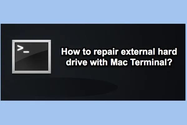 Externe Festplatte mit Mac Terminal reparieren