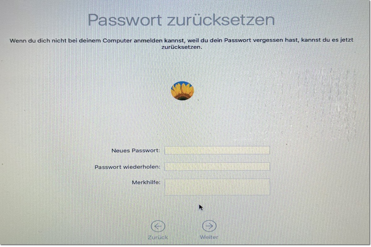 Mac-Passwort zurücksetzen, wenn Ihr Mac auf dem Anmeldebildschirm hängen bleibt 