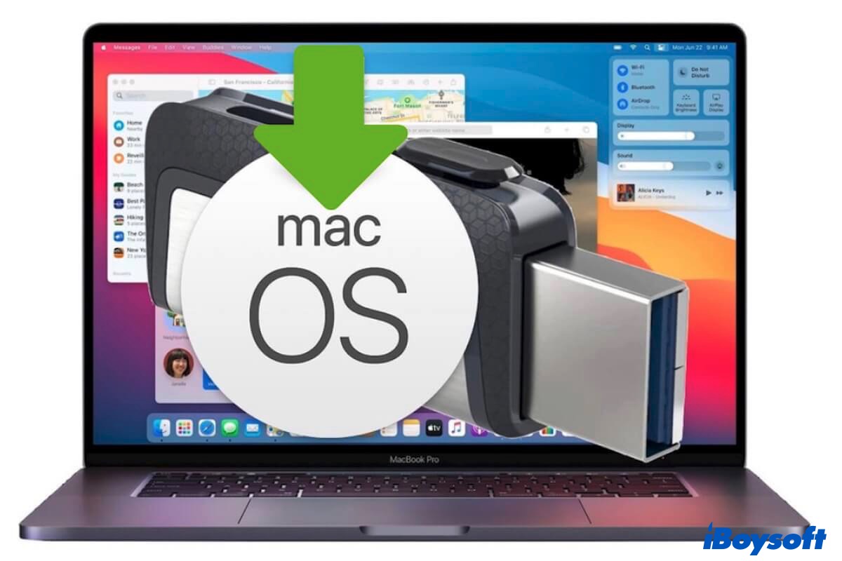 Bootfähiges USB zum Booten des Macs erstellen