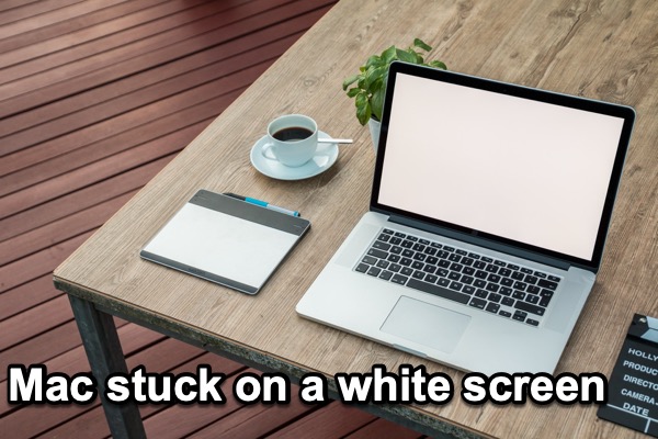 Mac bleibt auf einem weißen Bildschirm hängen