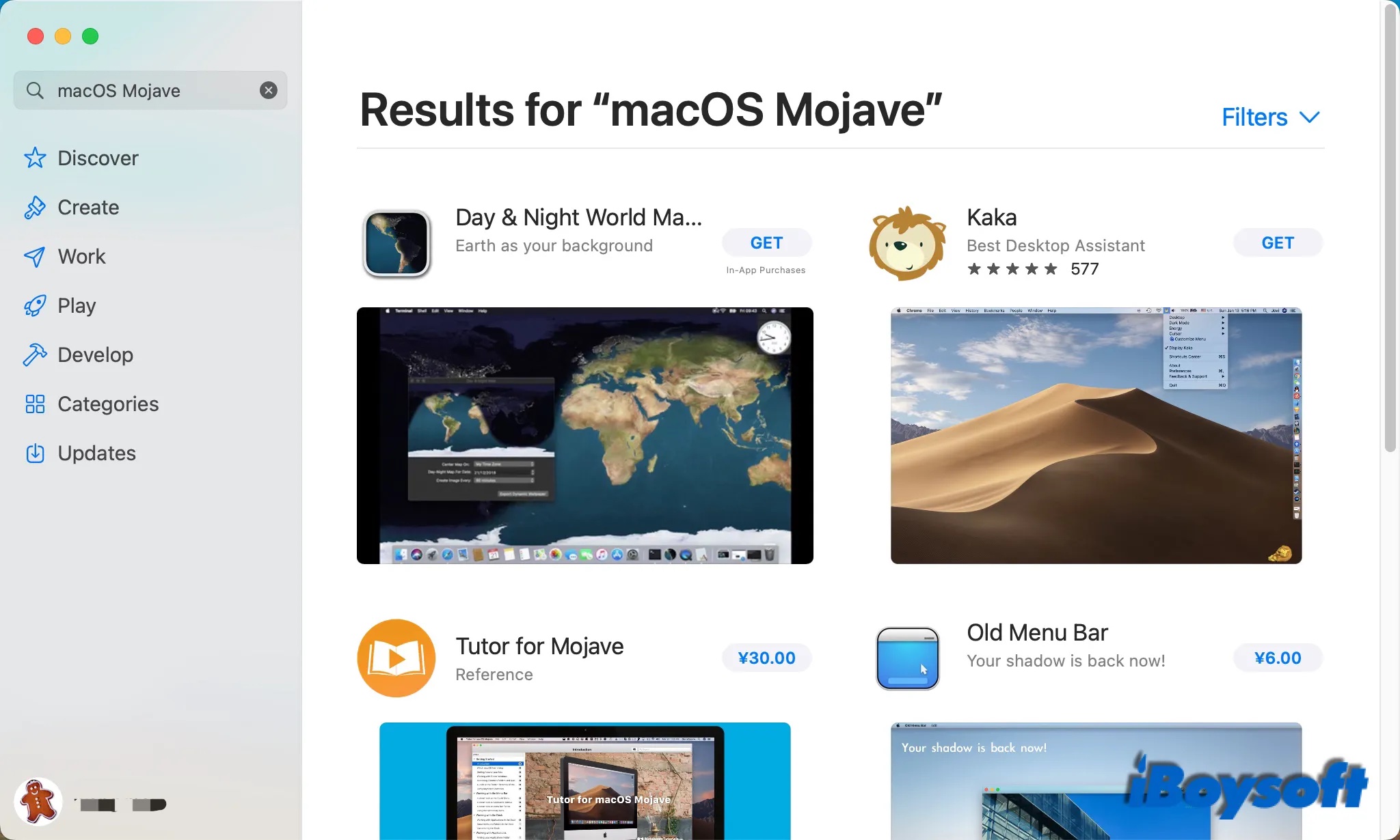 macOS Mojave im Apple Store nicht finden