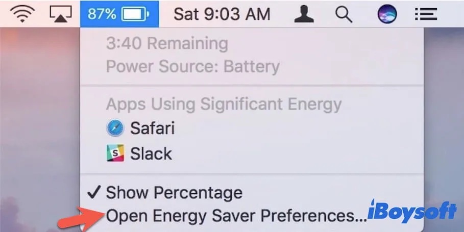 Batteriestand auf Ihrem Macbook überprüfen