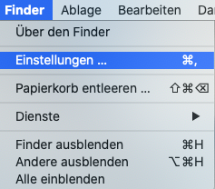 Festplatte wird nicht im Mac Finder angezeigt
