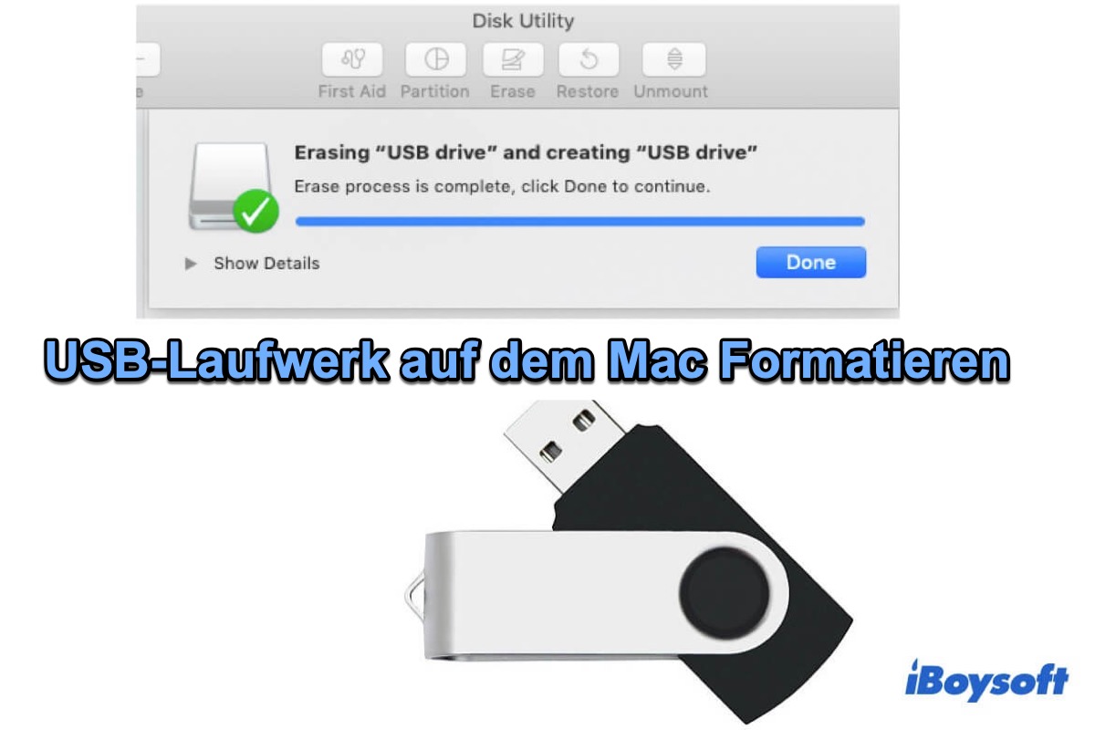 Wie man USB auf Mac formatiert