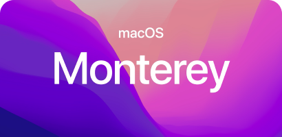 macOS 12 Montereyをダウンロード