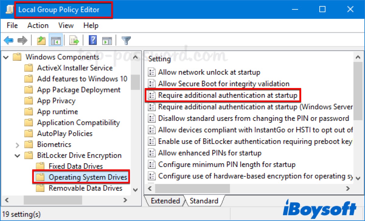 Enable BitLocker without a compatible TPM
