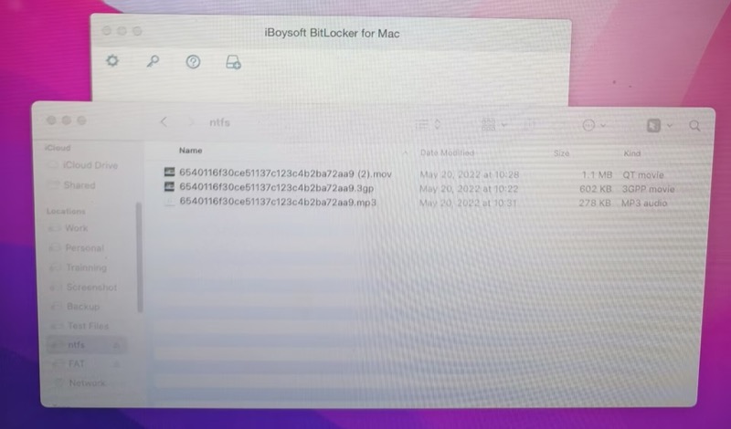 Acesso em leitura e escrita à unidade BitLocker no Mac pelo Finder