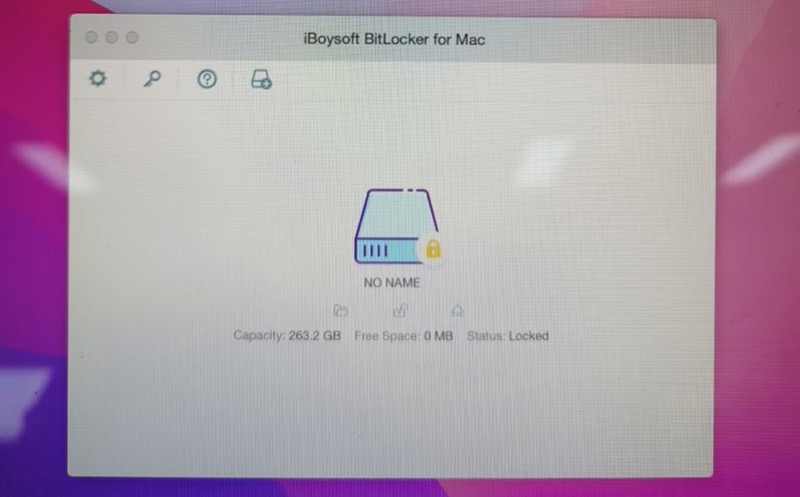 Executar iBoysoft BitLocker para Mac