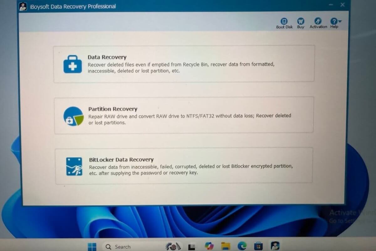 software de recuperação de dados de disco rígido