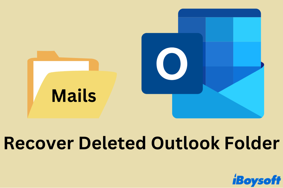 how to recover deleted Outlook folder