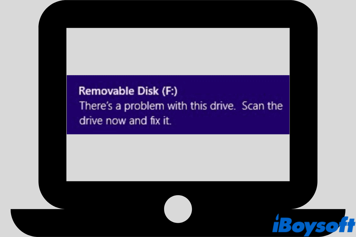 How to fix There is a problem with this drive