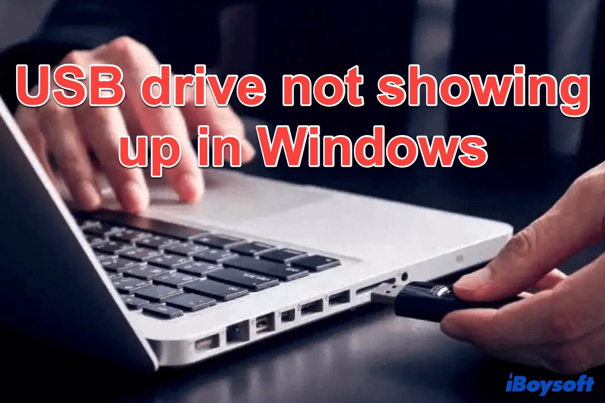 Anoi udskiftelig Indstilling Solved]USB Drive Not Showing up in Windows 10/11