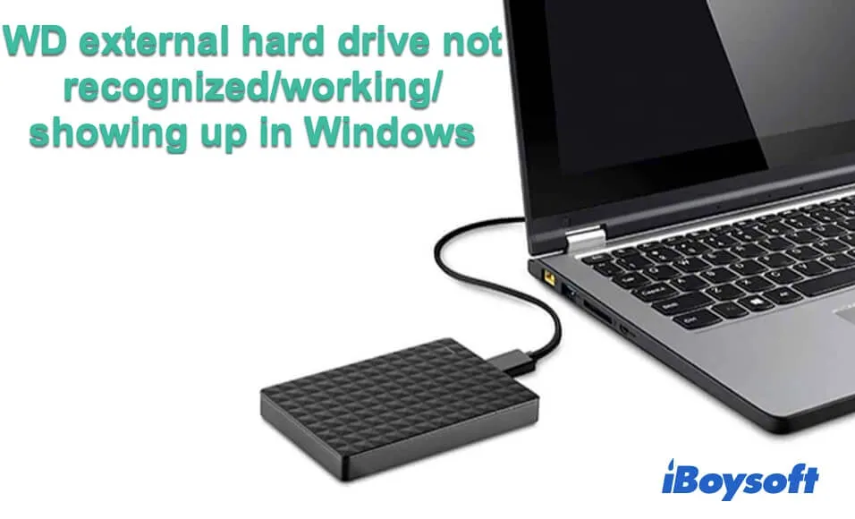Bliv overrasket Vandt ubetinget Fix WD External Hard Drive Not Recognized in Windows 10/11