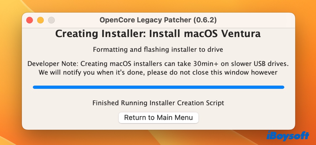 Create macOS installer