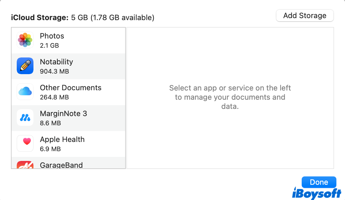 add more storage in iCloud