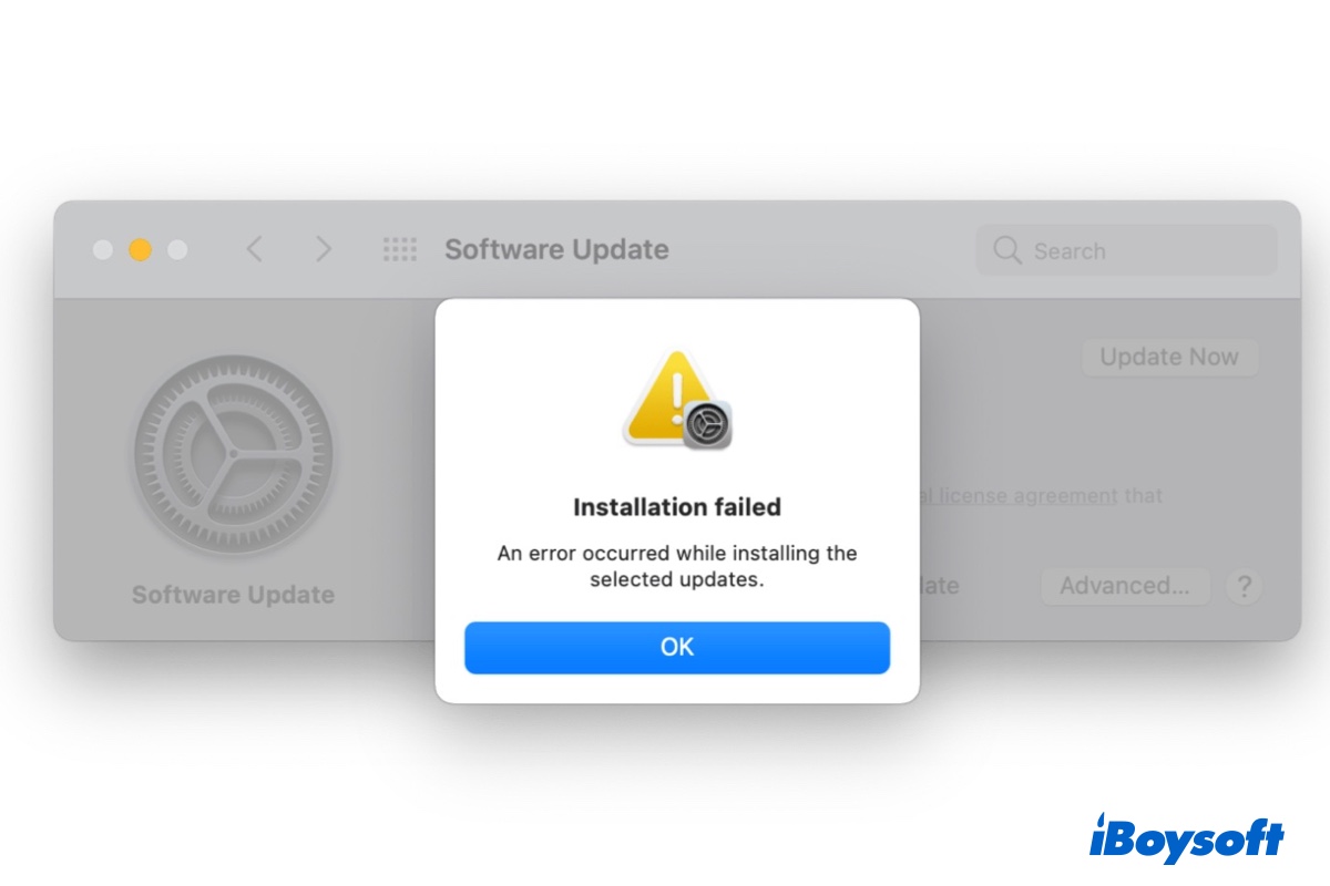 Fix An error occurred while installing the selected updates