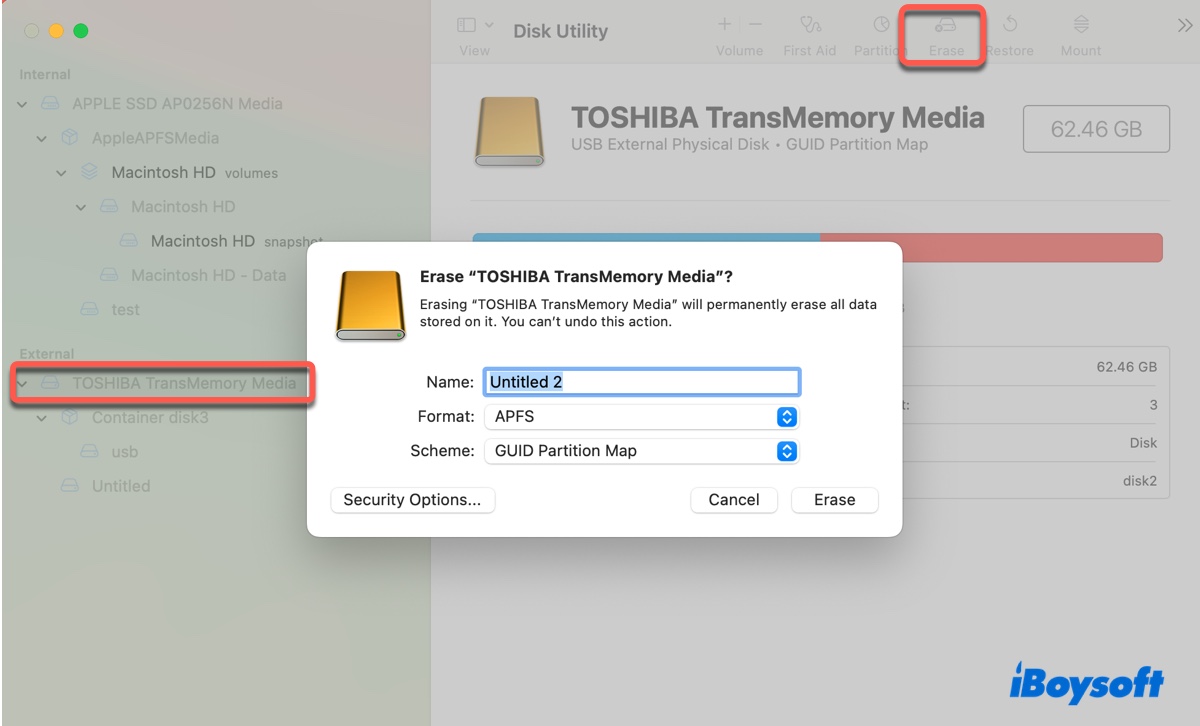 How to reformat a bootable USB on Mac
