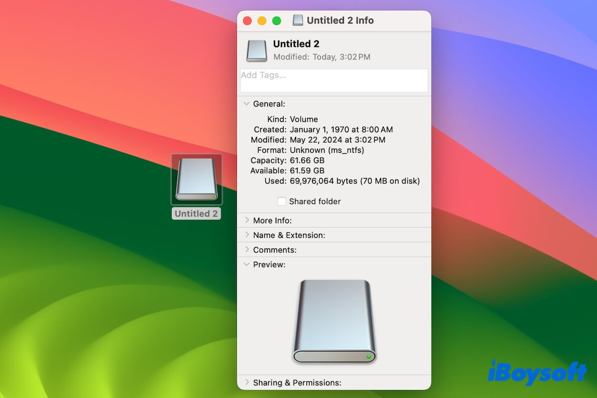 no se puede editar un disco duro externo en Mac