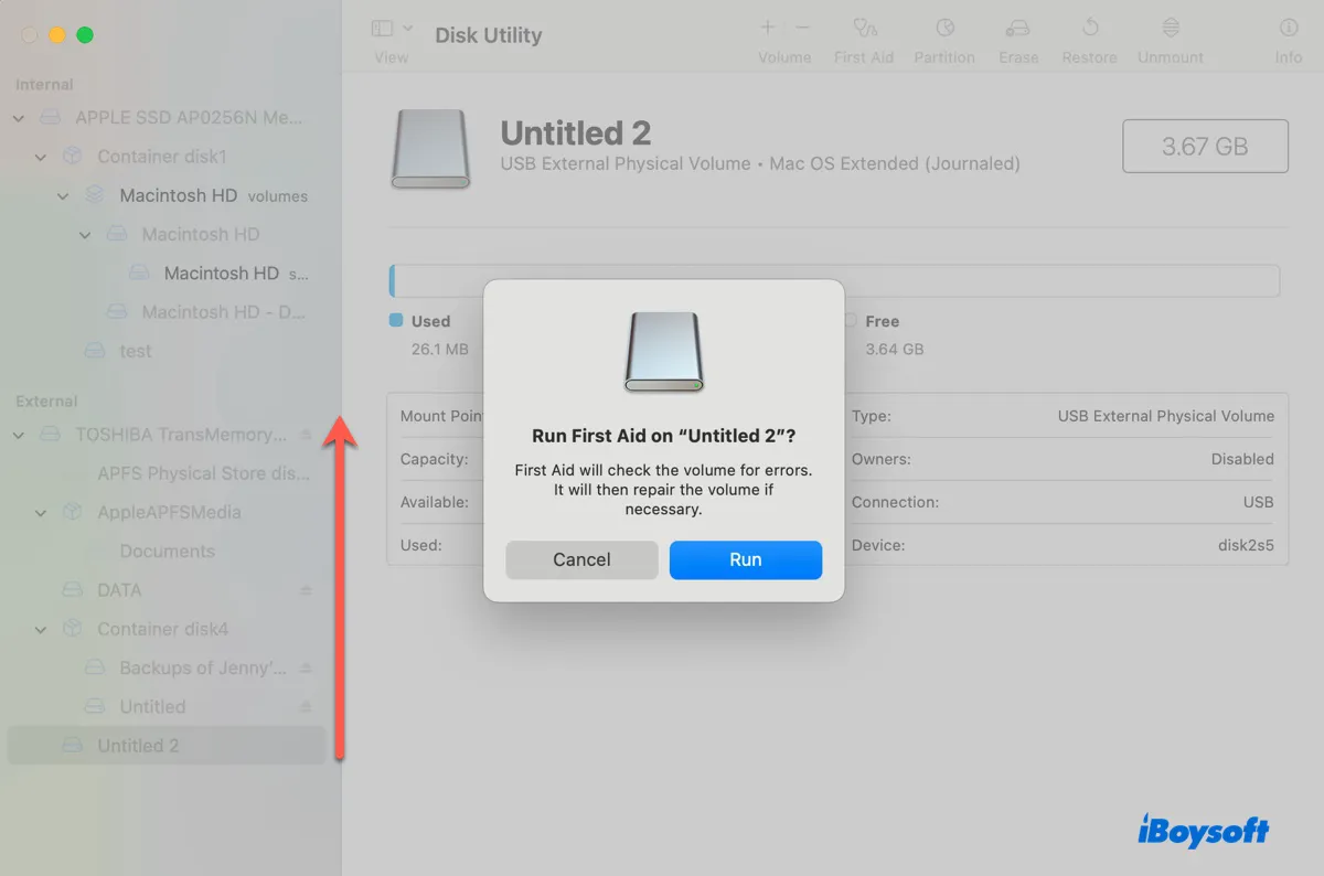 How to repair the hard drive that will not let you add files on Mac