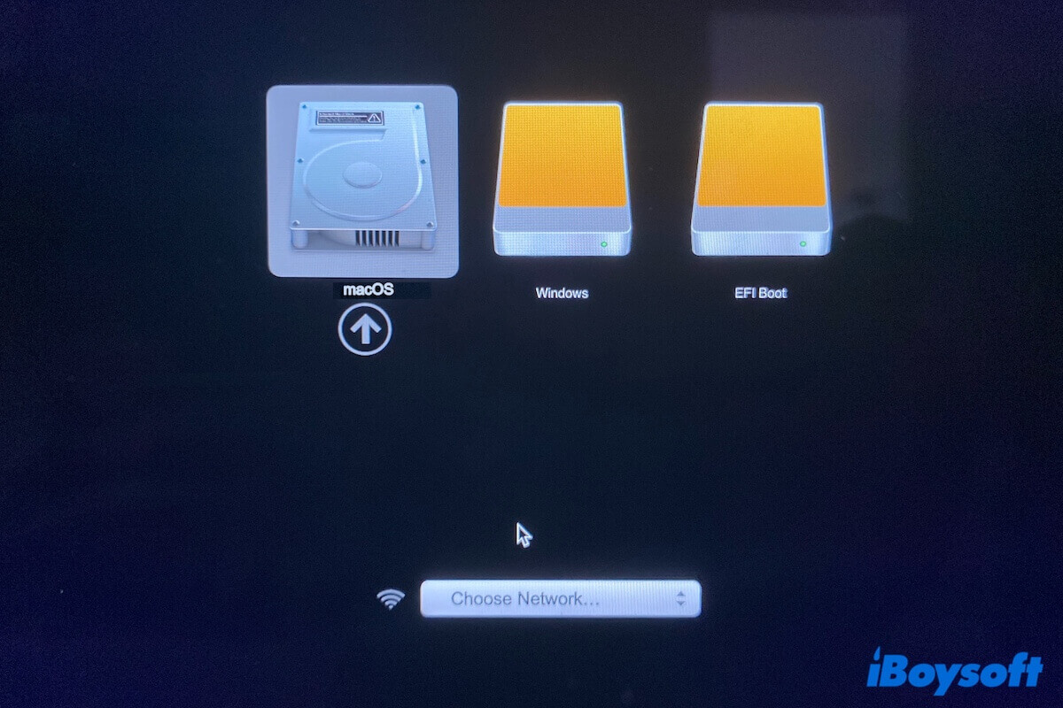 no puedo cambiar de Windows a Mac