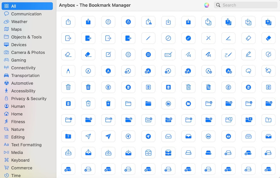 change folder SF symbols