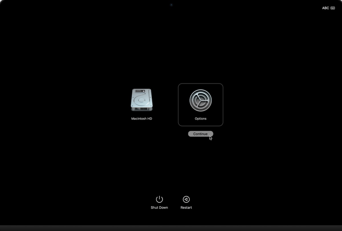 Iniciar un Mac Silicon de Apple en modo de Recuperación