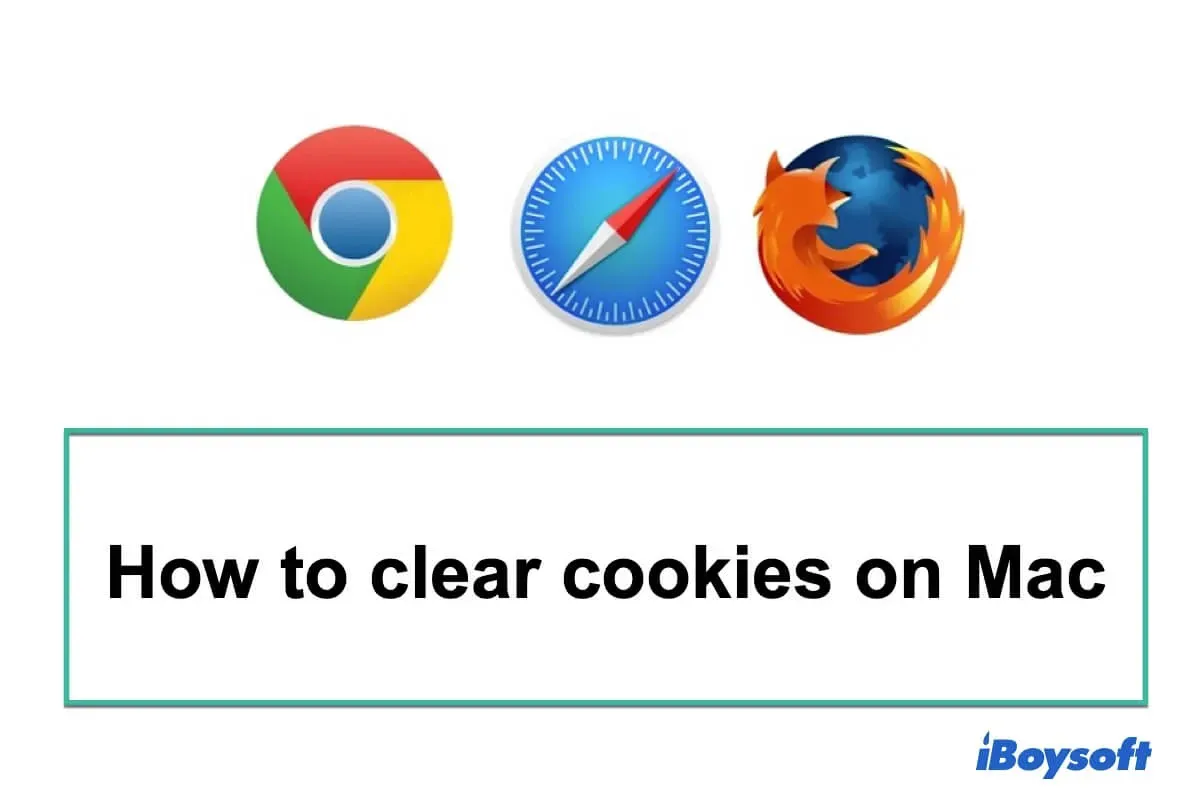 How to clear cookies on Mac