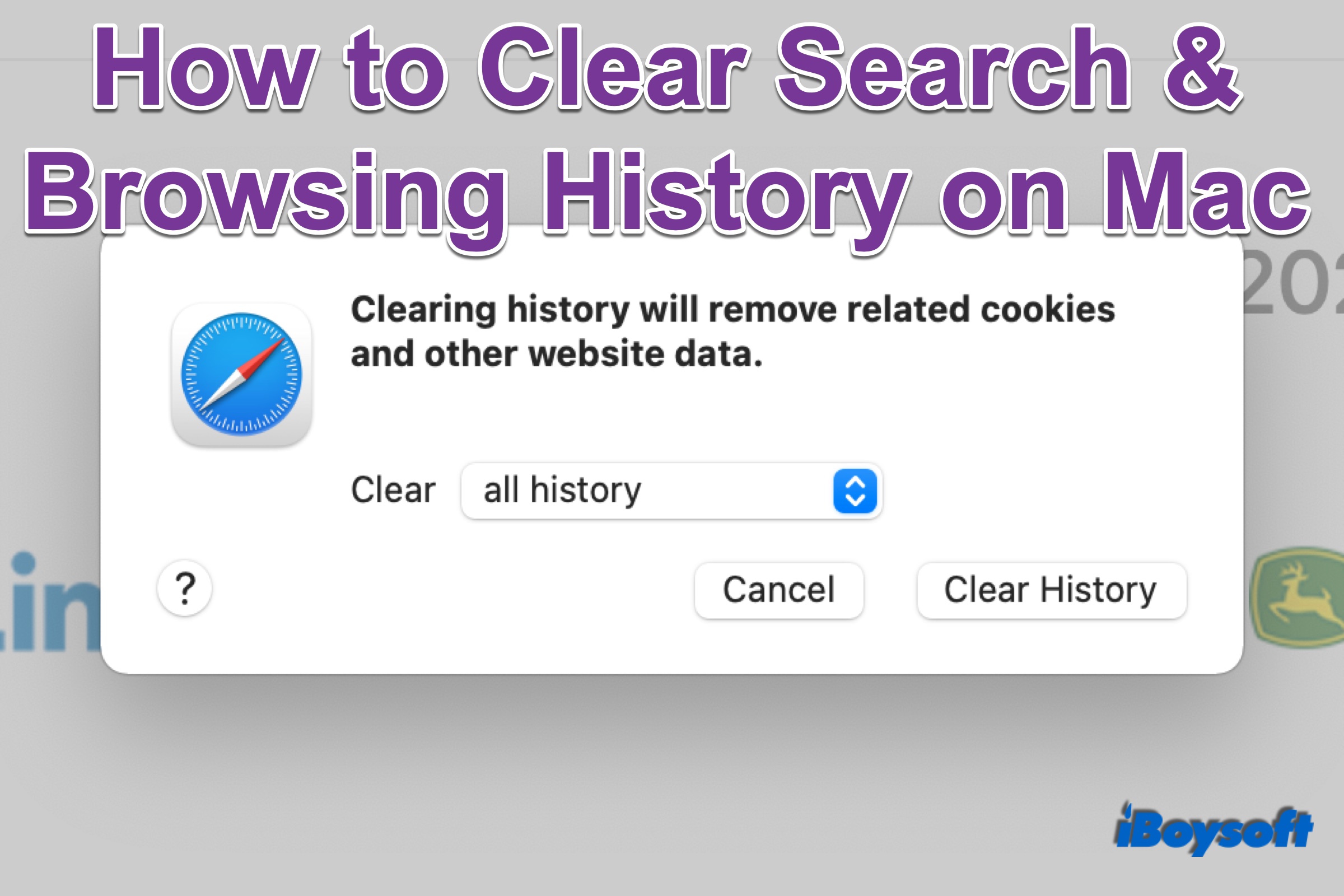 clear history on safari macbook